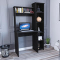 Versalles Writing Desk with Shelves and Cubbies - Black - Home Office Furniture