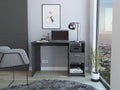 Compact Spacious Work Study Computer Desk with Large Drawer Two Shelves Small Spaces for Home Office Living Room