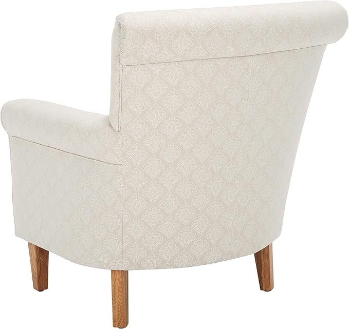 SAFAVIEH Home Collection MCR1002 Chair Beige/Flower