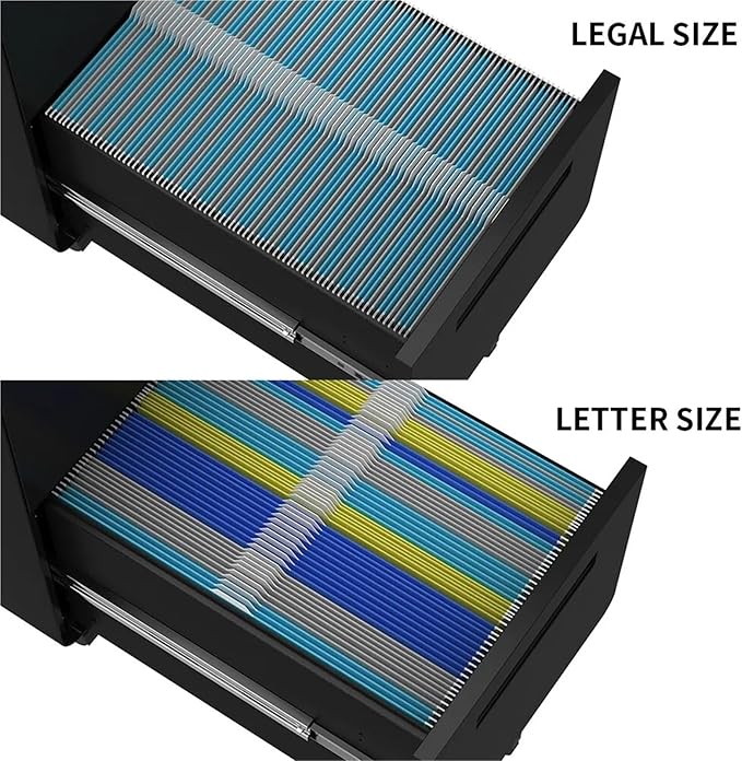 Mobile File Cabinet 2 Drawers Rolling File Cabinet W/Lock Metal Mobile Filing Cabinet Under Desk