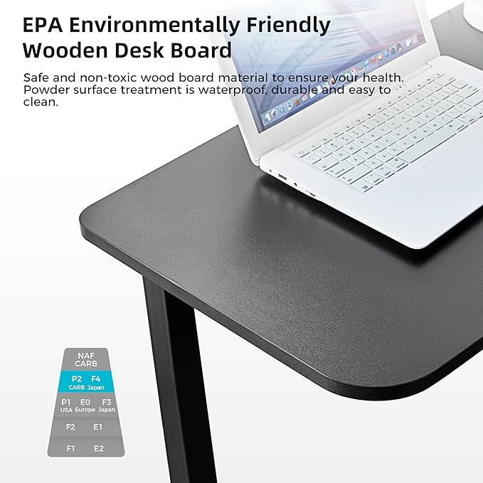 EUREKA ERGONOMIC 60 Inch Black Corner L Shaped Computer Desk Home Office Gaming Study Work Writing Table Long Large Sturdy Workstation Simple Modern with Metal Legs Left Side