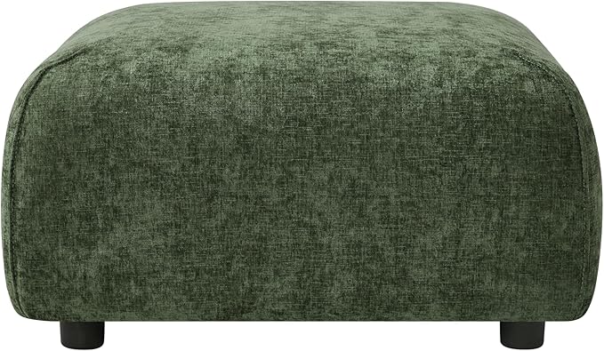 Christopher Knight Home Milio Modern Accent Chair with Ottoman Foot Rest Wooden Frame Club Chair and Ottoman Comfy Living Room Lounge Chair with Coffee Table Single Sofa and Footstools Green
