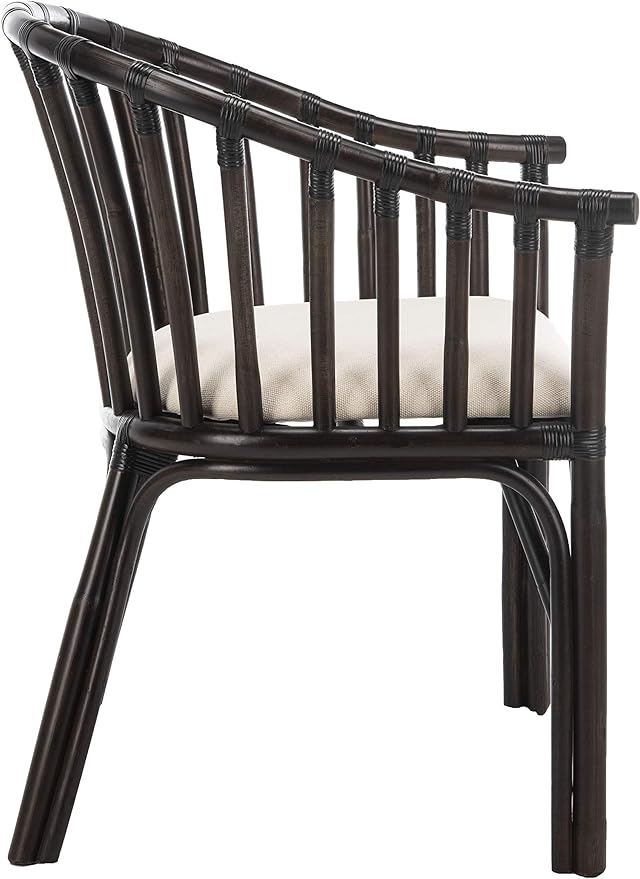 Safavieh SEA4017A Home Collection Gino Arm Chair Black