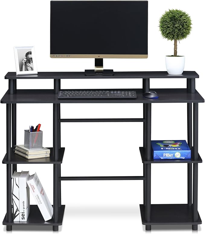 FURINNO Turn-N-Tube computer Desk Espresso