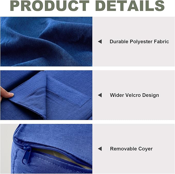 ARTPLAN Convertible Folding Sofa Bed High-Density Memory Foam Sofa with a Fluffy Pillow Modern Futon Floor Couch Guest Twin Bed for Living Room/Dorm/Guest Use/Home Office/ApartmentDark Blue