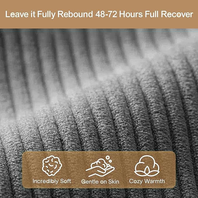 2-in-1 Floor Foldable Sofa Couch Convertible Sleeper Chaise Lounge Chair Indoor Portable Fold Out Futon Mattress with Back Support for Living RoomBedroom (Gray 35.43 Single Sofa)