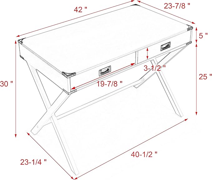 Computer Desk with StorageSolid Wood Desk with Drawers Modern Study Table for Home OfficeSmall WritingCombining Work and StudySimple StyleWhite (Black)