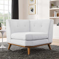 Modway Engage Corner White 39.5 x 39.5 x 33.5