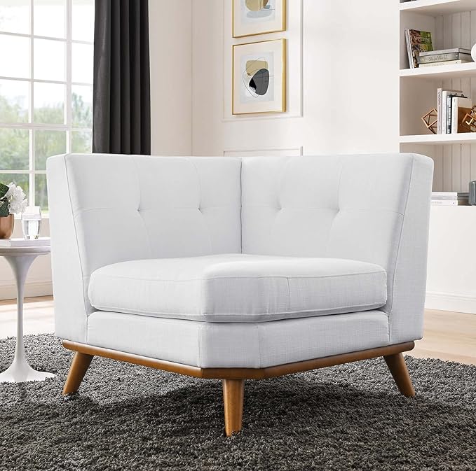 Modway Engage Corner White 39.5 x 39.5 x 33.5