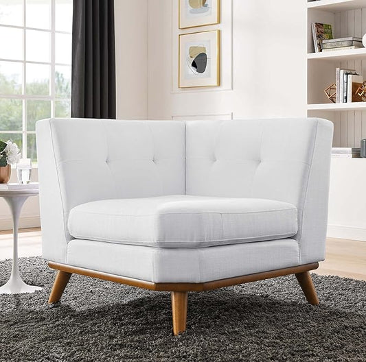 Modway Engage Corner White 39.5 x 39.5 x 33.5