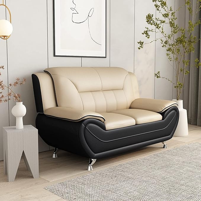 Michael Loveseat Camel/Black