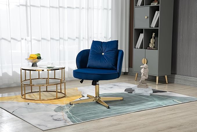 Chair Vanity Chair Modern Adjustable Home Computer Executive Chair Swivel Task Chair for Small Space Living Room Make up Studying