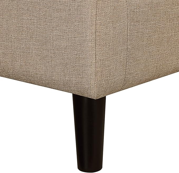 Convenience Concepts Take a Seat Churchill Accent Chair with Ottoman Tan Fabric
