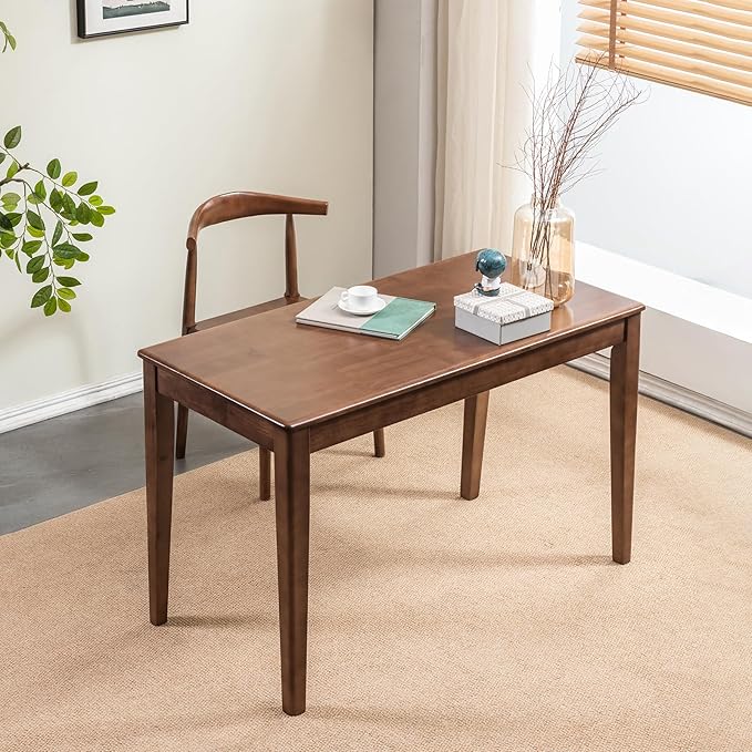 Solid Wood Desk with Drawers Small Computer Desk for Small Spaces Gaming Study Home Office Desks for Work Student PC Desk for Bedroom Escritorios para Cuartos