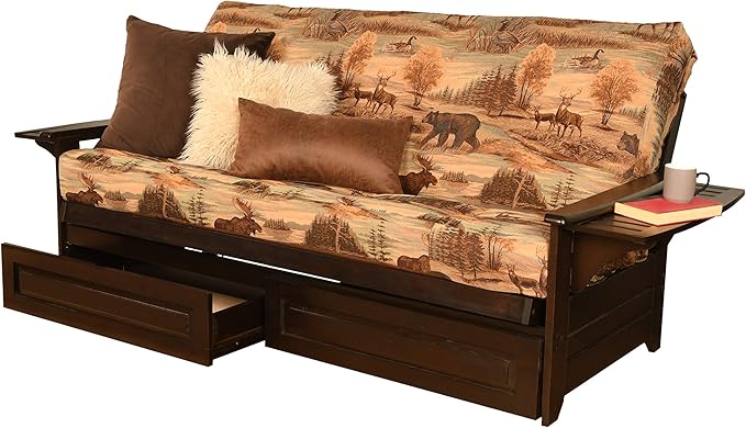 Kodiak Futons Futon with Storage Drawers