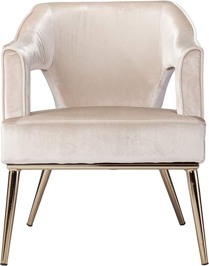 SEI Furniture Eldermain Upholstered Accent Chair Beige