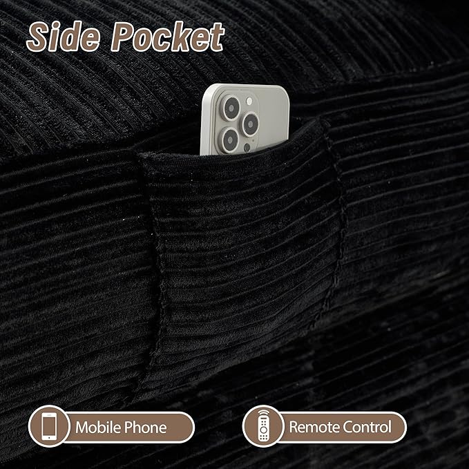 Folding Sofa Bed Convertible Sleeper Chair with Pillow Foldable Mattress Lounge Chair for Living Room Bedroom Portable Guest Bed