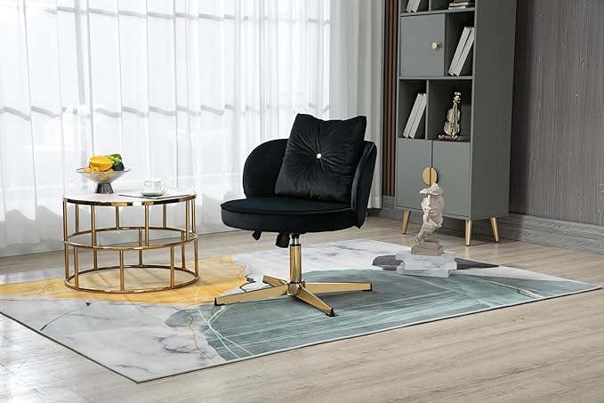 Chair Vanity Chair Modern Adjustable Home Computer Executive Chair Swivel Task Chair for Small Space Living Room Make up Studying