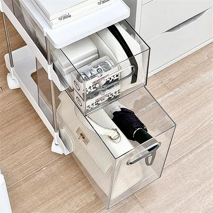 Rolling Filing Cabinet Trolley Shelf Under The Desk Office Desk Data Storage Shelf Drop Wheel Drawer Storage Mobile File Cabinets