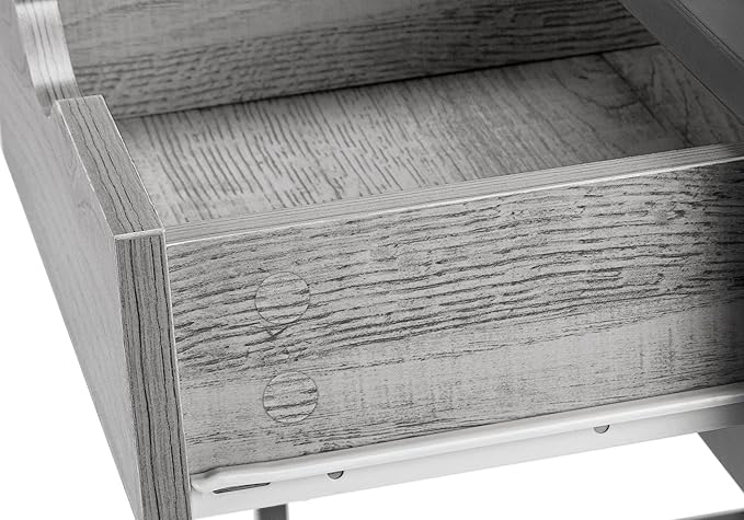Monarch Specialties I 7217 Computer Desk Home Office Laptop Storage Drawer 42 L Work Metal Laminate Grey Contemporary Modern