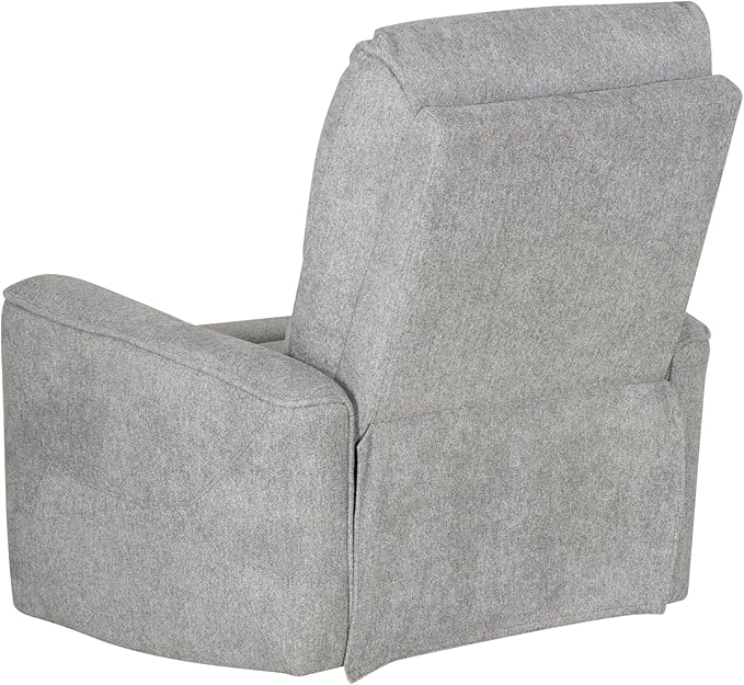 Powell Kylee Grey Upholstered Power Reclining Chair with Charging Port