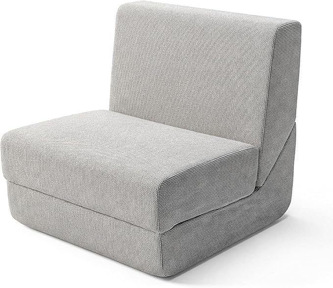 GLCS Folding Sofa BedConvertible Sleeper ChairModern Floor Futon Sofa Couch for Living Room/Dorm/Guest Use/Home Office/Apartment