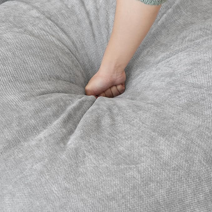 JACH Cloud Sectional Couches for Living Room Modern Convertible Modular Couch Love Seat Sofas Sofa Covers Removable Comfy Sectional Couch for Living Room Apartment (Light Grey)