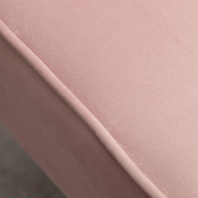 Elon Contemporary Velvet Upholstered Accent Chair Pink