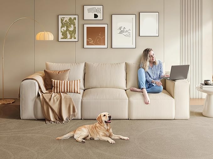 YITAHOME Cloud Sectional Couch Boneless Couch Sofa Sectional Couches for Living Room