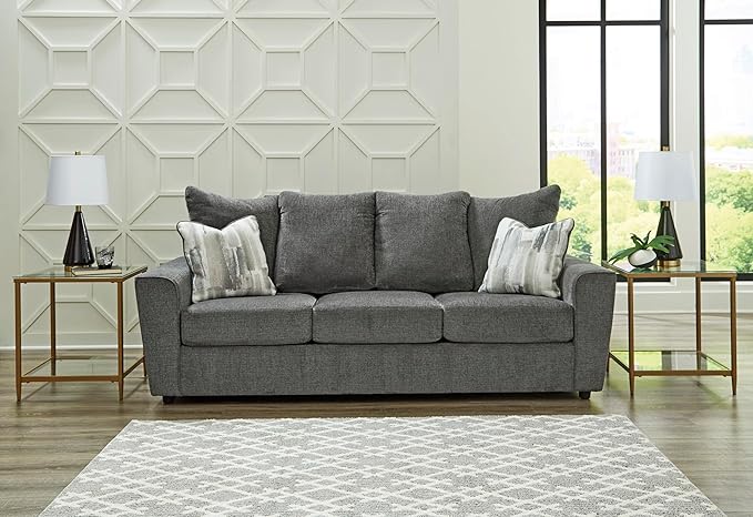 Signature Design by Ashley Stairatt Casual Sofa with Flared Arms Gray