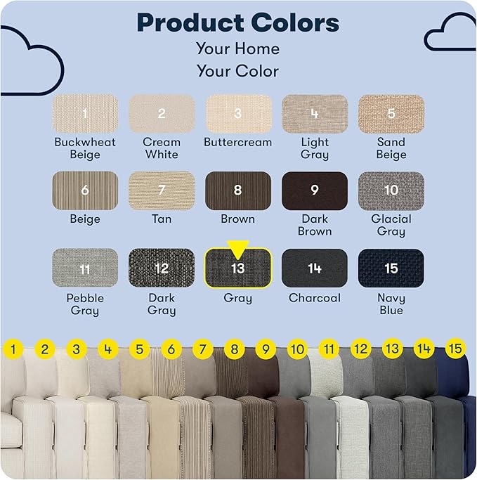 Serta Palisades 78 Track Arm Sofa Easy Care Polyester Soft Pillow Back Pocket Coil Seat Cushions Removable Covers Loveseat or Couch for Small Spaces Living Rooms or Bedrooms Gray