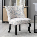 Traditional Cloth Chair Printed Suitable for Living Room Bedroom/Home Office White/Blue/Flowers 1pcs/ctn