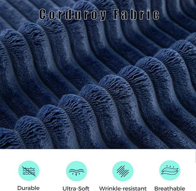 149 Oversized Boneless Couch U Shaped Sectional Couch for Living Room Furniture Cloud Corduroy Sofa Bed with Double Chaise Side Storage and Lumbar Pillow No Assembly