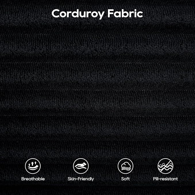 70.87 W Memory Foam Cloud Loveseat Sofa 2 in 1 Convertible Folding Couch Bed No Assembly Compressed Corduroy Floor Lounge Sofa for Apartment Office Bedroom Living Room Small Spaces