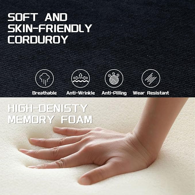 4-in-1 Folding Convertible Sofa Bed 80 Inch Oversized Corduroy Boneless Couch Loveseat Sleeper with Pull Out Bed Floor Sofa Modular Futon Teddy Sofa for Living Room Bedroom Lounge Deep Blue