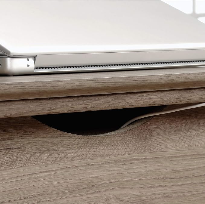 Sauder Barrister Lane Executive Desk Salt Oak finish
