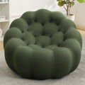 Bean Bag Grey Chair for Bedroom Small Comfy Chairs for Living Room Small Space Comfortable Corner Reading Chair for Adults/Teens No Assembly Required 350 LBS Capacity (Green)