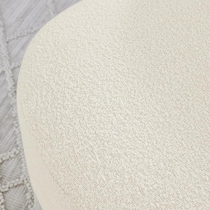 Hoop Gauze Lounge Chair with sof Cushion and backrest Need to be Assembled Suitable for Living room'bedroomldining Room Beige(24.5 28.75 28.75)