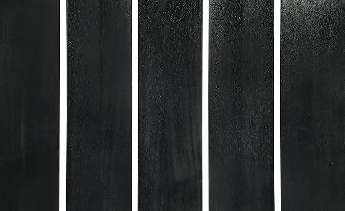 Linon Jayce Black Solid Wood Adirondack Two Piece Chair and Side Table Set
