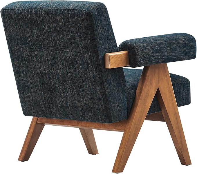 Modway EEI-6503-HEA Lyra Fabric Armchair Azure Fabric
