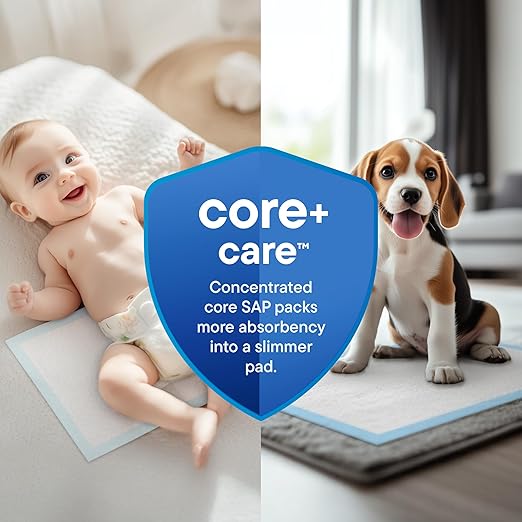 Chucks Pads Disposable [100-Pack] Multi-Purpose Pee Pads - Incontinence Underpads for Dog Puppy &amp Diaper Changing Table Pad for Baby 17 x 24 Bed &amp Chair Liners - Pet Potty Training Pads