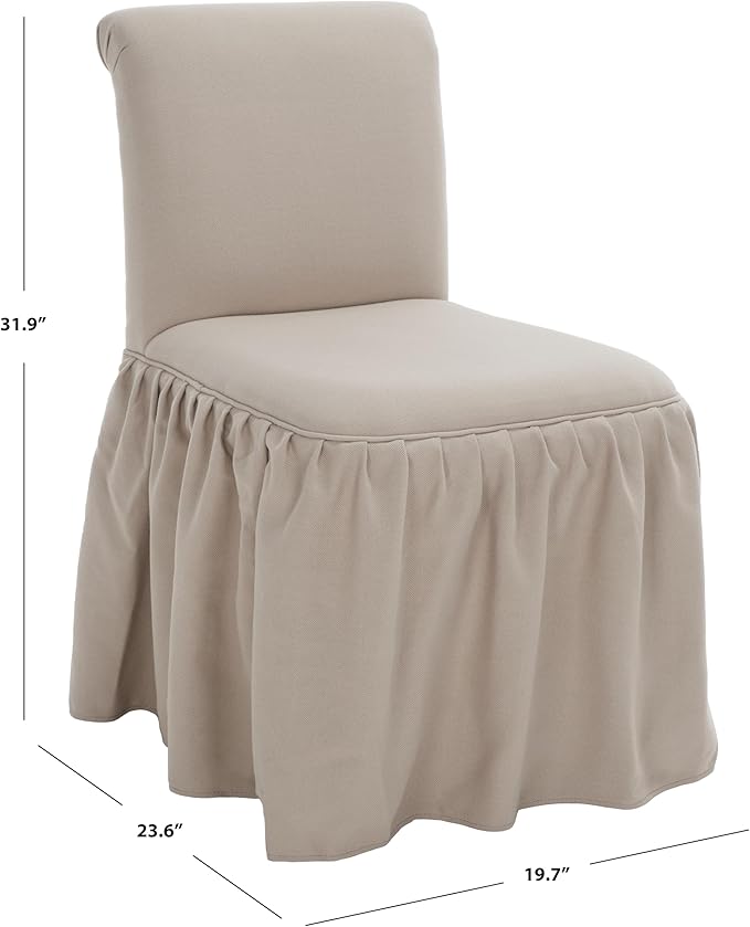 Safavieh Mercer Collection Ivy Taupe Vanity Chair