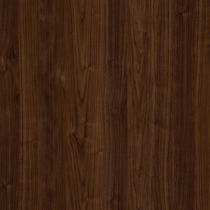 Bush Furniture Cabot 60W L Shaped Computer Desk with Hutch and 5 Shelf Bookcase in Modern Walnut