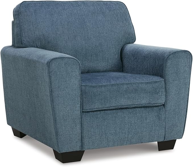 Signature Design by Ashley Cashton Modern Upholstered Chair Blue