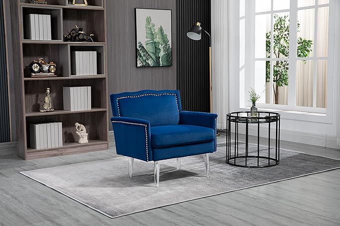 Accent ChairLiving Room Chair/Leisure Single Sofa with Acrylic feet
