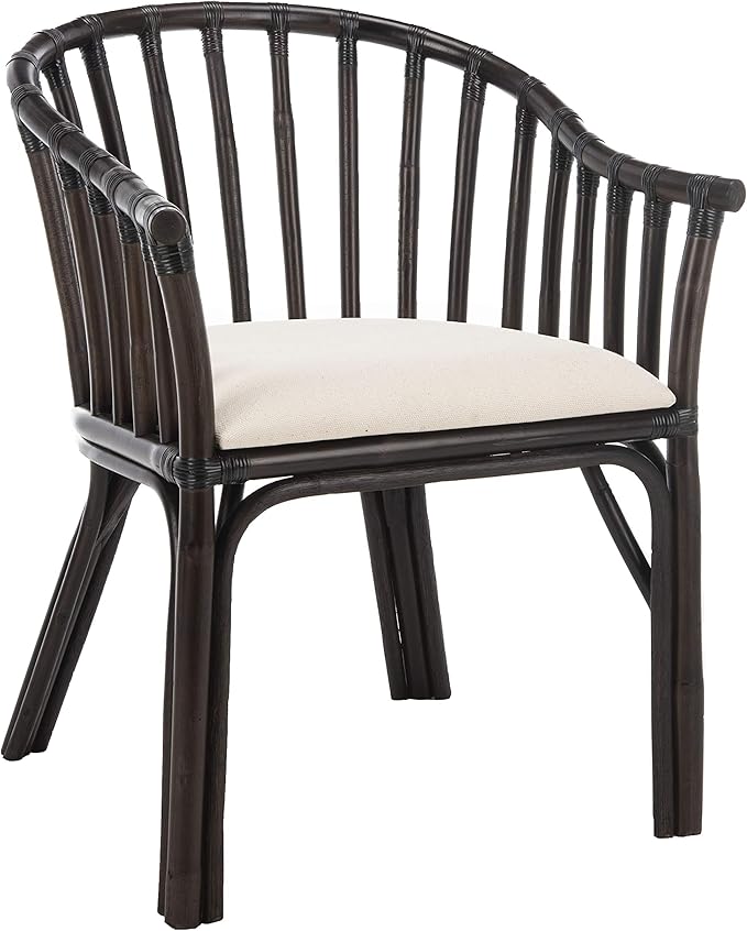 Safavieh SEA4017A Home Collection Gino Arm Chair Black