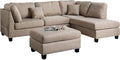 Poundex PDEX- Upholstered Sofas/Sectionals/Armchairs Sand