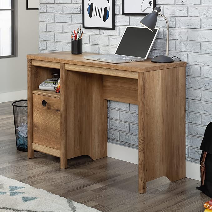 Sauder Dover Edge Home Office Desk Timber Oak Finish
