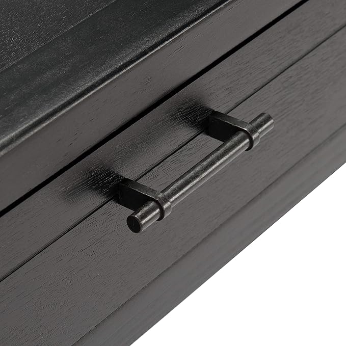Safavieh Home Collection Filbert Black 2-Drawer Writing Desk DSK5701B