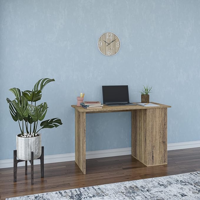 Ada Home Décor Tullock Home-Office-desks 28.35'' H x 19.69'' W x 47.24'' D Walnut
